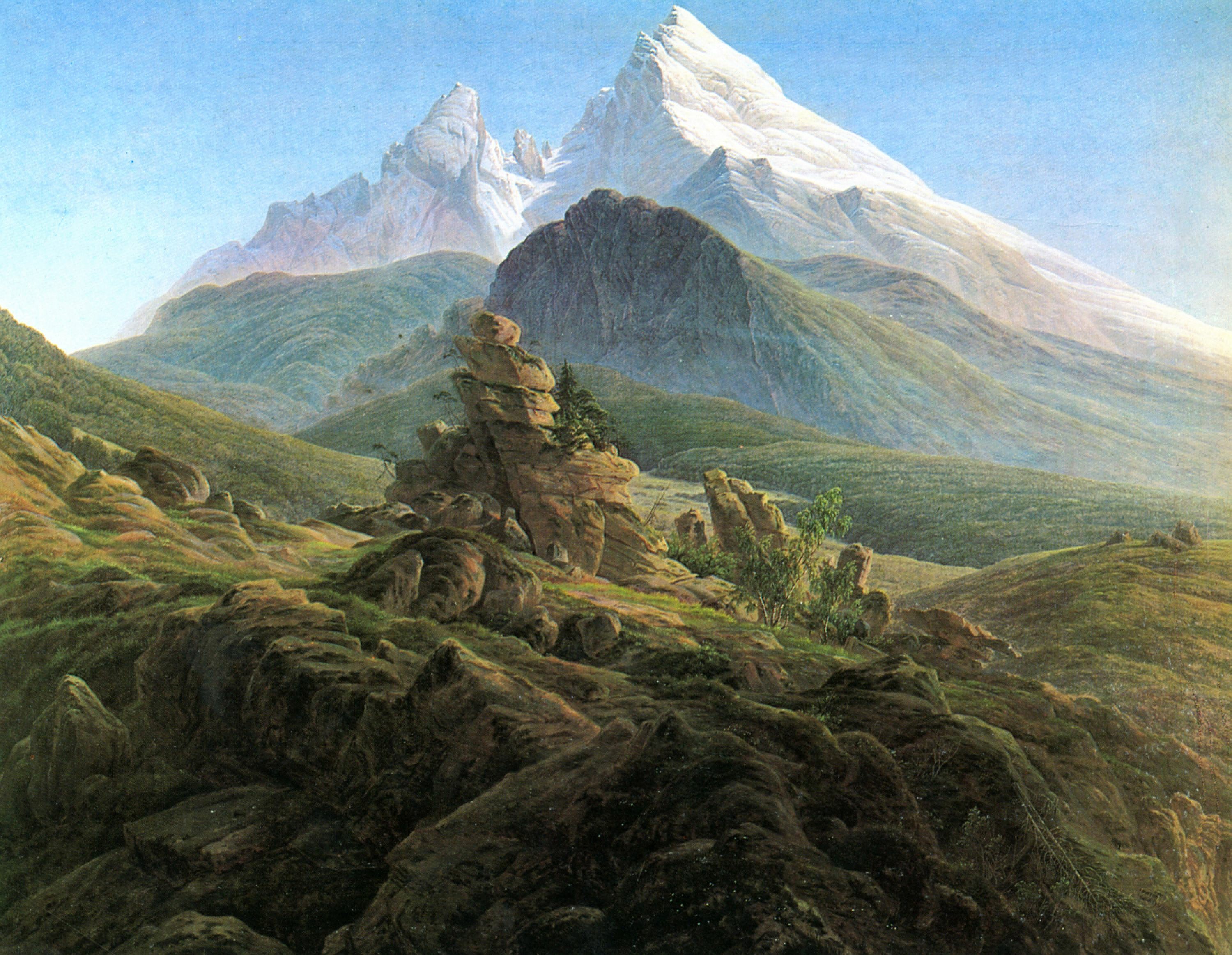 The Watzmann - Caspar David Friedrich