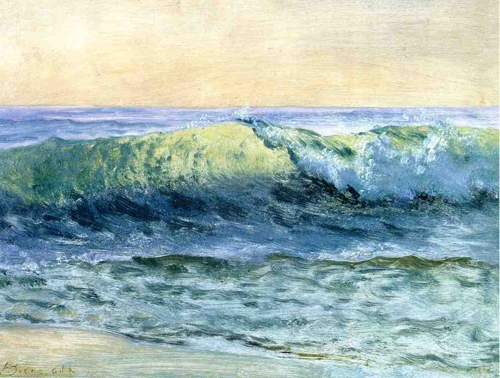 The Wave by Albert Bierstadt — hand-painted landscape oil painting reproduction on canvas