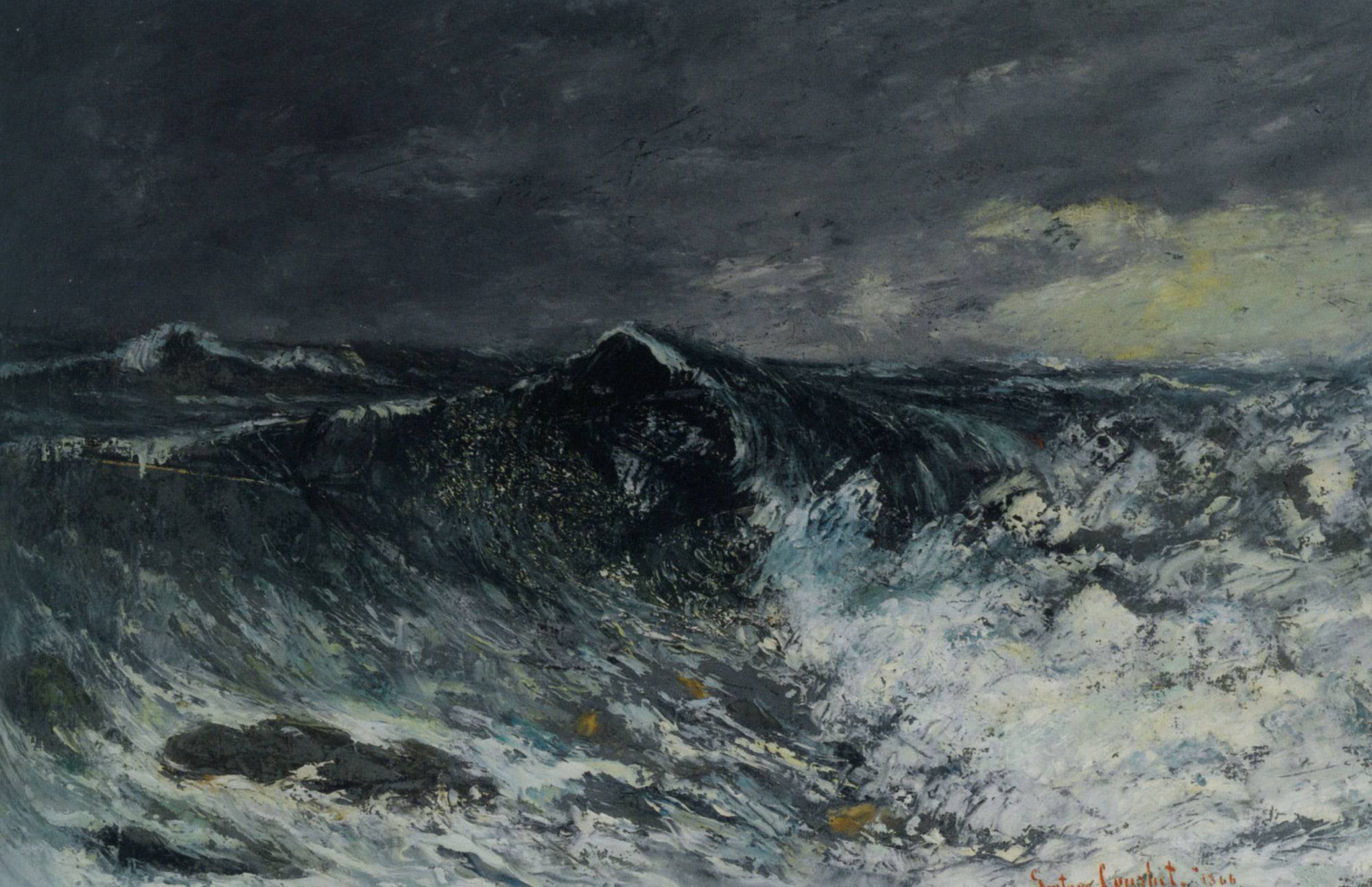 The Wave - Gustave Courbet