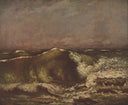 The Wave by Gustave Courbet — ships oil painting wall art, Realism