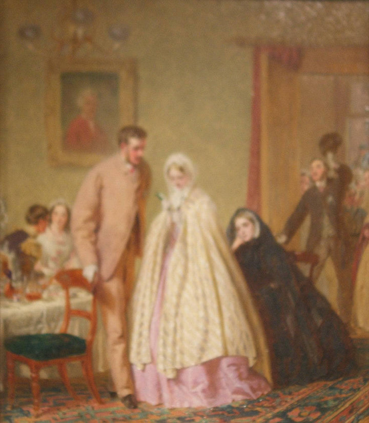 The wedding breakfast by George Elgar Hicks — hand-painted portrait oil painting reproduction on canvas