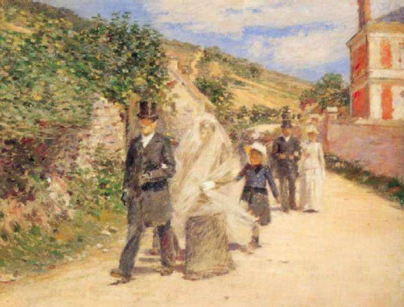 The Wedding March - Theodore Robinson