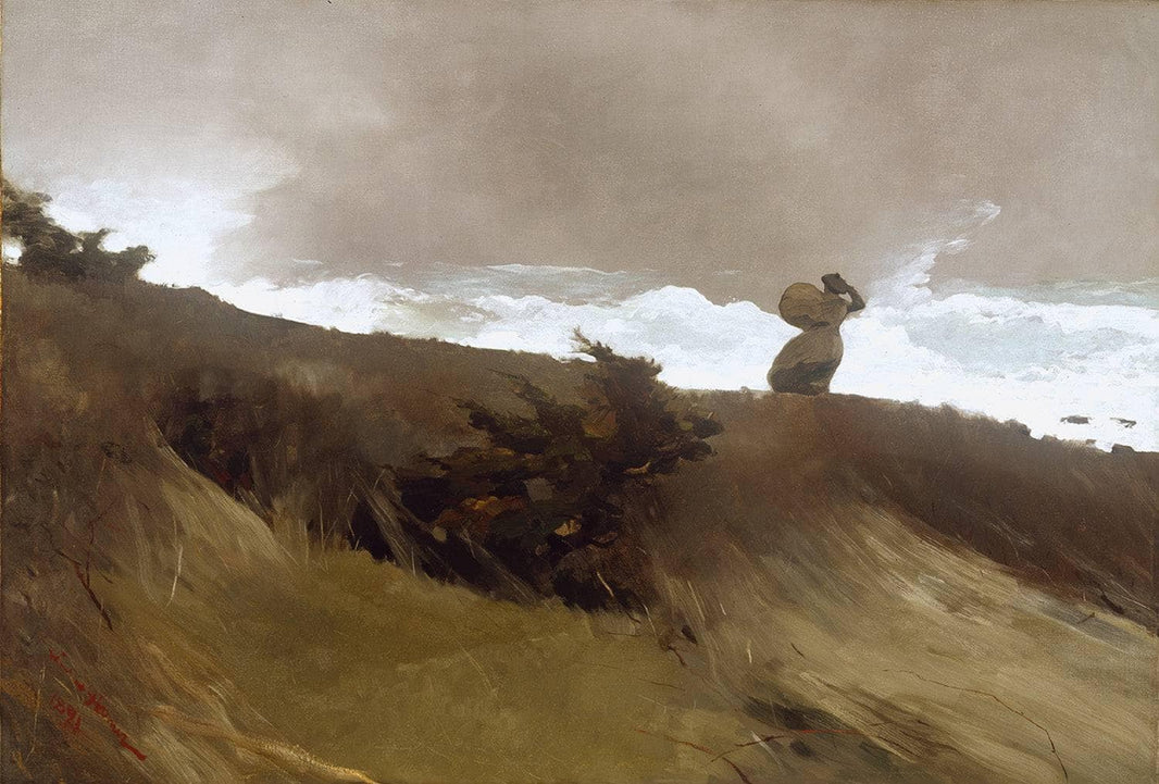 The West Wind by Winslow Homer — hand-painted landscape oil painting reproduction on canvas