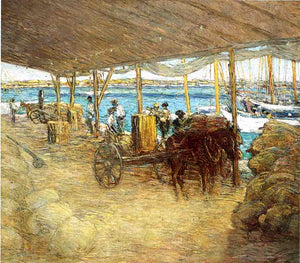 The Wharves, Nassau - Julian Alden Weir