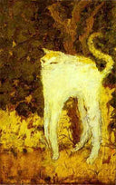 The White Cat by Pierre Bonnard — hand-painted animal oil painting reproduction on canvas