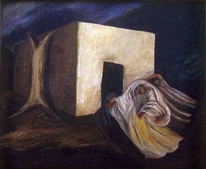 The White House by Jose Clemente Orozco — hand-painted architectural oil painting reproduction on canvas
