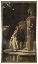 The white rose by Karl Gussow — portraits oil painting wall art, Realism