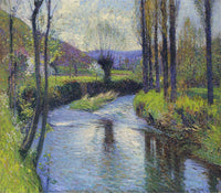 The Willow by Henri Martin — hand-painted botanical oil painting reproduction on canvas