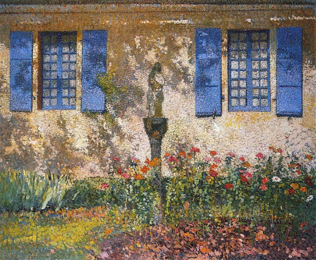 The windows of Marquayrol by Henri Martin — hand-painted architectural oil painting reproduction on canvas