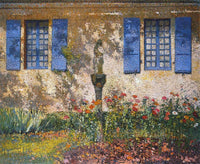 The windows of Marquayrol by Henri Martin — hand-painted architectural oil painting reproduction on canvas