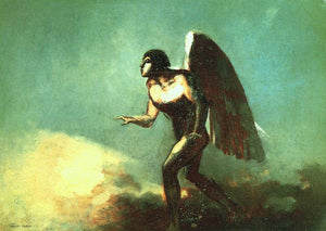 The Winged Man (The Fallen Angel) - Odilon Redon