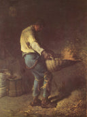 The Winnower by Jean-Francois Millet — hand-painted landscape oil painting reproduction on canvas