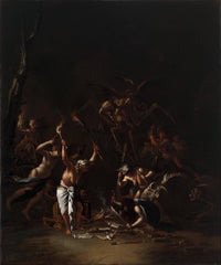 the Witches' Sabbath by Salvator Rosa — hand-painted cultural oil painting reproduction on canvas