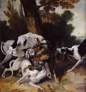 The Wolf Hunt - Jean-Baptiste Oudry