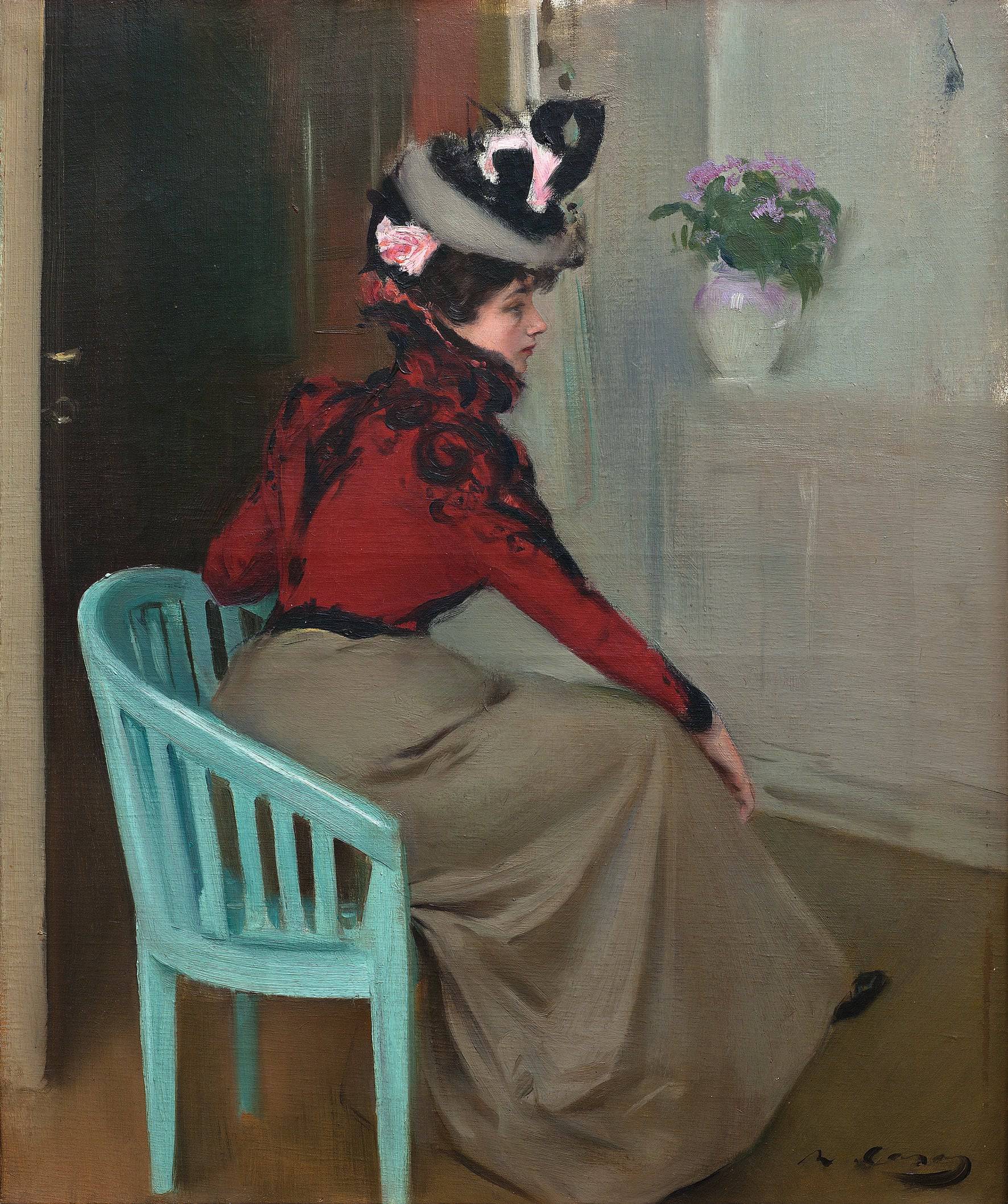 The woman from Paris - Ramon Casas