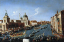 The Women s Regaton the Grand Canal by Canaletto — hand-painted architectural oil painting reproduction on canvas