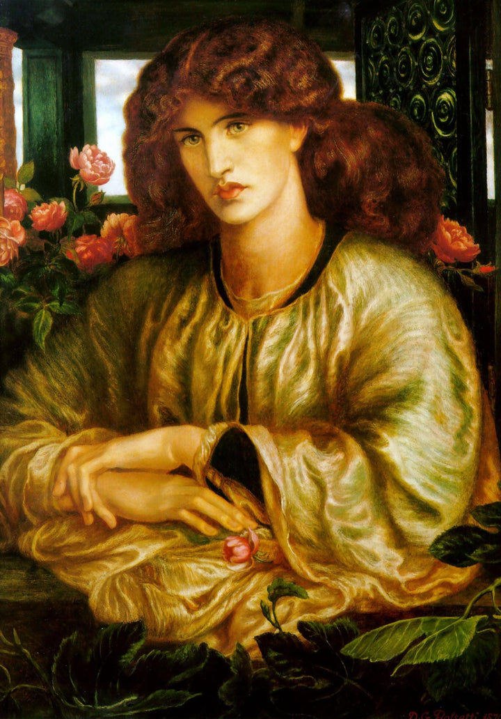 The Women's Window by Dante Gabriel Rossetti — hand-painted portrait oil painting reproduction on canvas