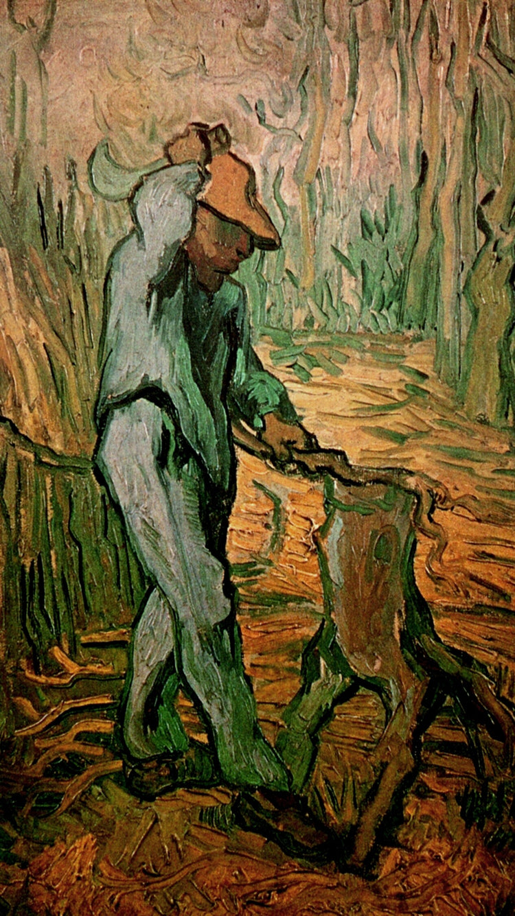 The Woodcutter after Millet - Vincent van Gogh