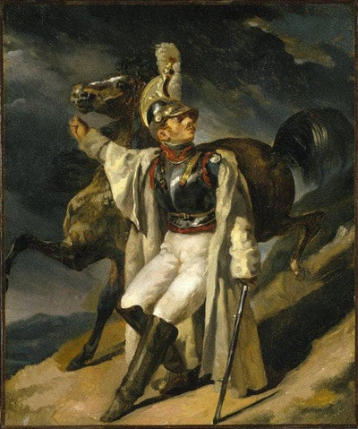 The Wounded Cuirassier in study