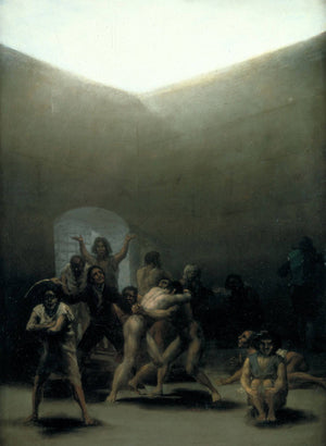 The Yard of a Madhouse - Francisco Goya