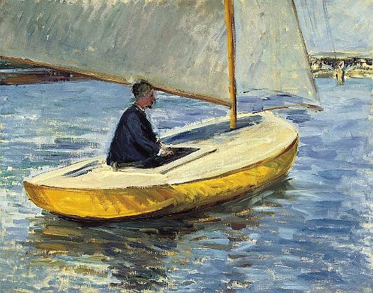 The Yellow Boat - Gustave Caillebotte