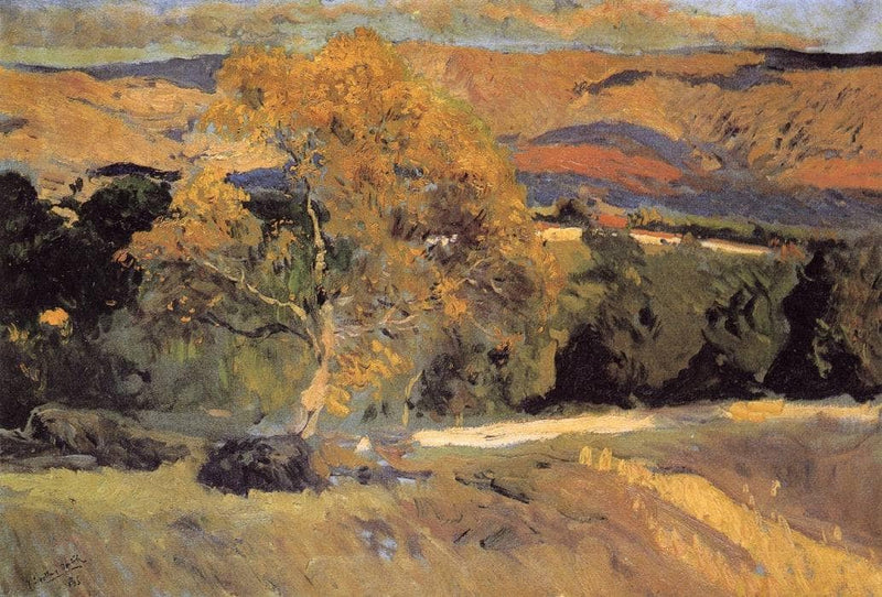 The Yellow Tree, La Granja on gallery wrap