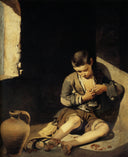 The Young Beggar by Bartolome Esteban Murillo — children oil painting wall art, Baroque