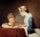 The Young Schoolmistress in living room