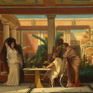 Theatrical Rehearsal in the House of an Ancient Roman Poet