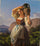 Italian girl with water jug in study