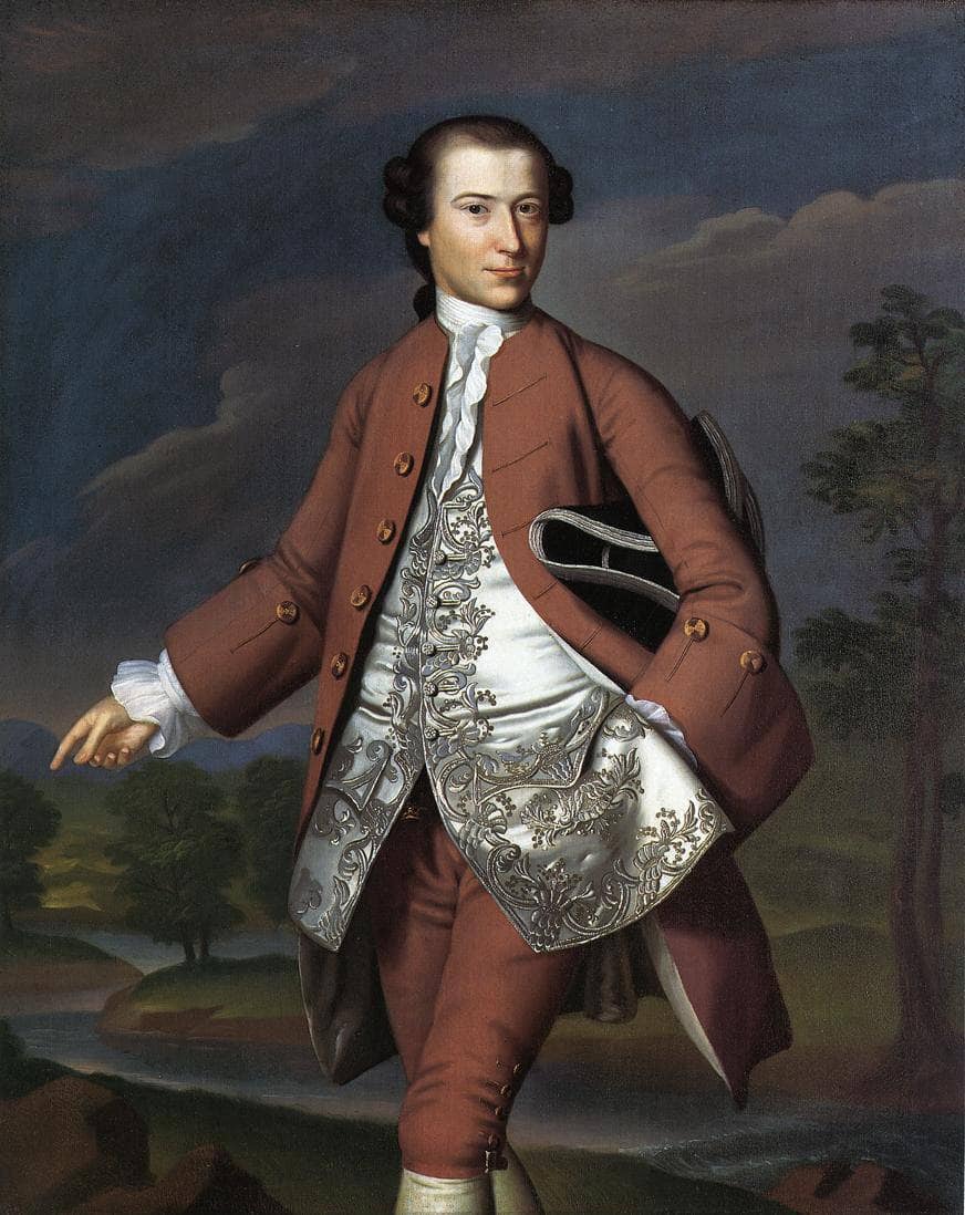 Theodore Atkinson Jr by John Singleton Copley — hand-painted portrait oil painting reproduction on canvas
