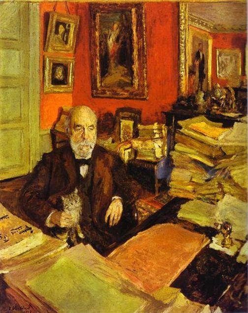 Theodore Duret by Edouard Vuillard — hand-painted animal oil painting reproduction on canvas