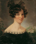Therese Rockert by Peter Fendi — female oil painting wall art, Romanticism