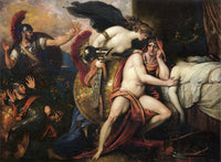 Thetis Bringing the Armor to Achilles by Benjamin West — hand-painted cultural oil painting reproduction on canvas