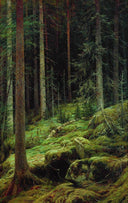 Thickets by Ivan Shishkin — forest oil painting wall art, Realism
