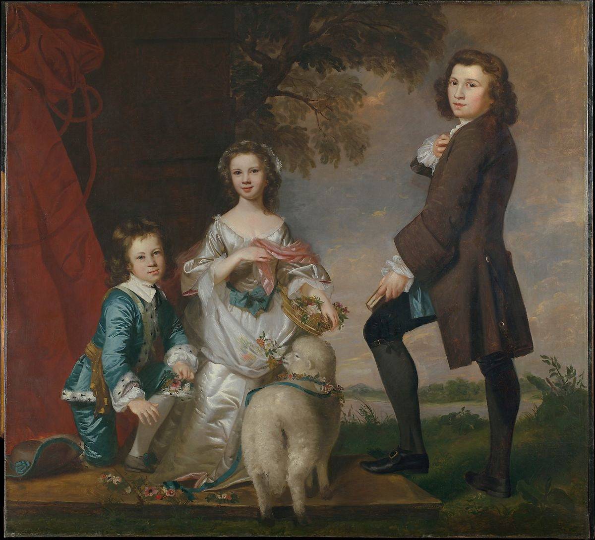 Thomas (1740â1825) and Martha Neate (1741âafter 1795) with His Tutor, Thomas Needham - Joshua Reynolds