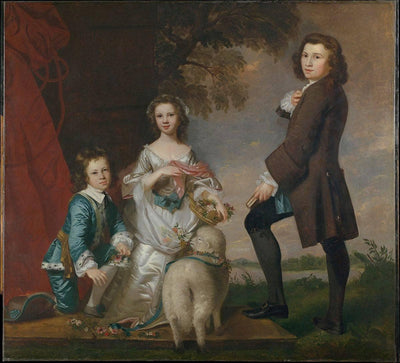 Thomas (1740â1825) and Martha Neate (1741âafter 1795) with His Tutor, Thomas Needham