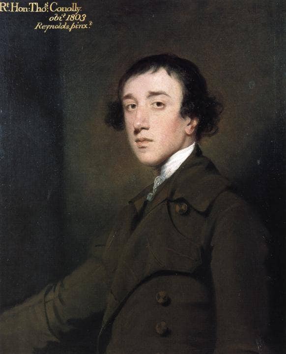 Thomas Conolly by Joshua Reynolds — hand-painted portrait oil painting reproduction on canvas