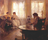 Three Girls Reading