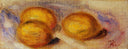 Three Lemons by Pierre-Auguste Renoir, fruit oil painting wall art, Impressionism