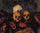 Three Skulls on a Patterned Carpet in modern living room