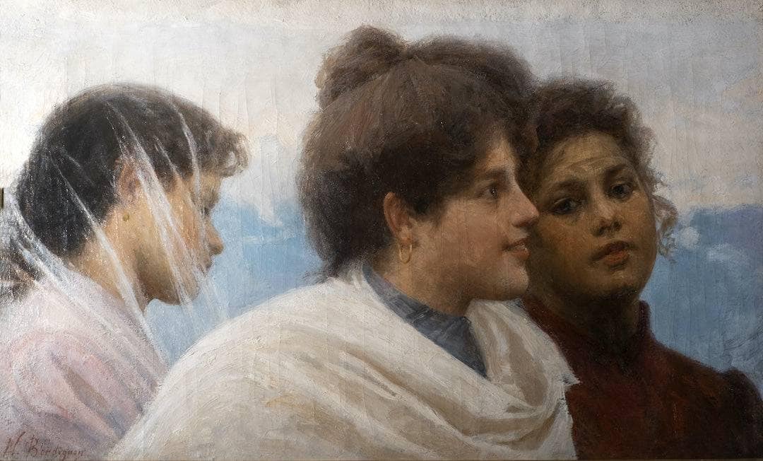 Three young women