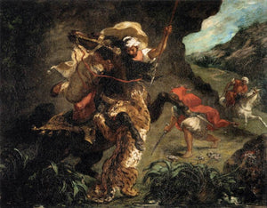 Tiger Hunt - Eugene Delacroix