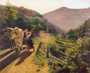 Time of roses by Ferdinand Georg Waldmüller — rural oil painting wall art, Romanticism