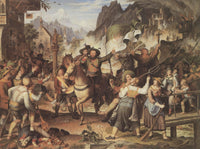 Tiroler Landsturm by Joseph Anton Koch — hand-painted cultural oil painting reproduction on canvas