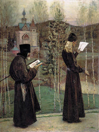To Blagovest by Mikhail Nesterov — hand-painted architectural oil painting reproduction on canvas