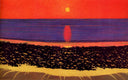To lay down sun with Villerville by Felix Vallotton — sea oil painting wall art, Post Impressionism