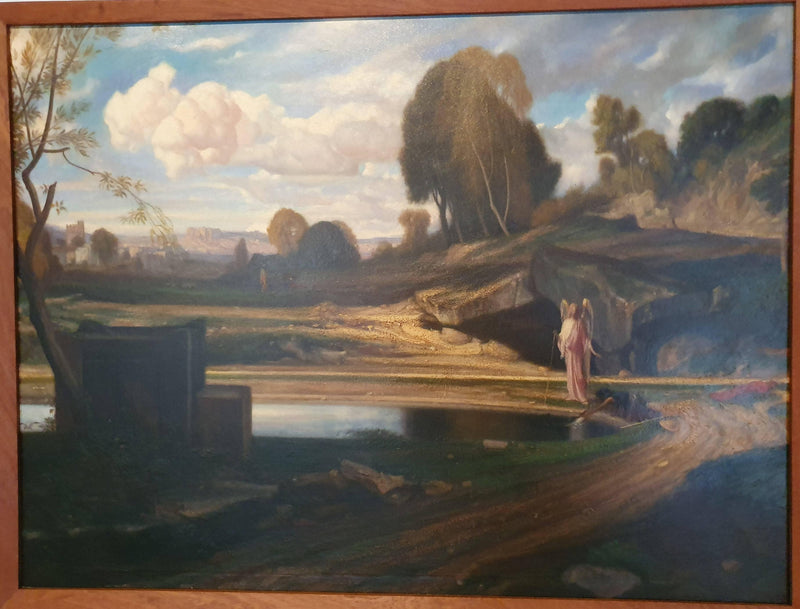 Tobias and the Angel on gallery wrap