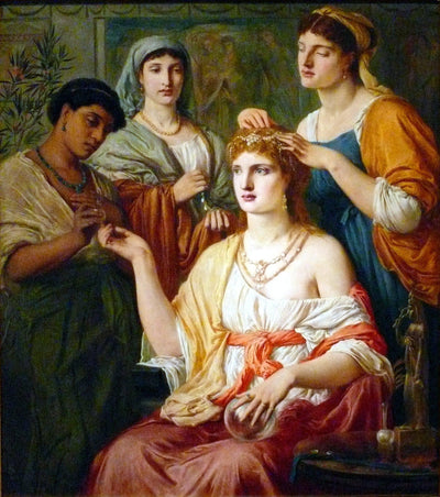 Toilet of a Roman Lady by Simeon Solomon — oil painting reproduction