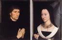 Tommaso Portinari and his Wife by Hans Memling — hand-painted portrait oil painting reproduction on canvas